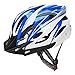 JBM Adult Cycling Bike Helmet Specialized for Men Women Safety Protection CPSC Certified (18 Colors) Black / Red / Blue / Pink / Silver Adjustable Lightweight Helmet with Reflective Stripe and Remova