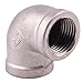 Cast Pipe Fitting 90 Degree Elbow - 1/2 '' NPT Female Threaded Pipe Fitting Stainless Steel 304