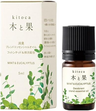Amazon Co Jp 木と果 消臭ブレンドエッセンシャルオイル ミント ユーカリ ビューティー