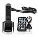 Wireless Bluetooth FM Transmitter Car Kit, Multi-functional Cell phone Mount Holder, Hands free Calling, GPS and MP3 Player, Car USB Charger for iPhone Samsung Smart Phones Tablets iPad Mini