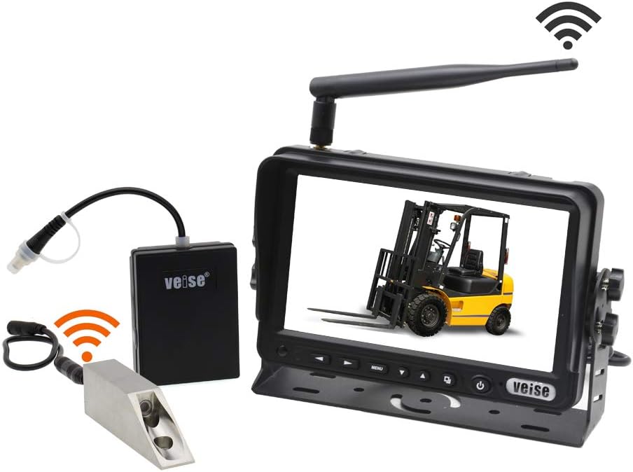 Forklift Camera System with 7" Digital Wireless Receive Monitor+