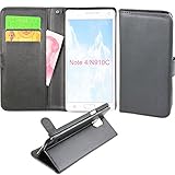 Samsung Galaxy 4 Note Case - Latest Wallet Leather Android Flip Phone Case with Foldable Stand, Money Pocket, Pocket ID, Credit Cards - Verus, AT&T, Sprint, International, T-Mobil, Unlocked - Including Limited Screen Protection - Best Cover Guarantee