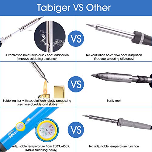 2 Tabiger+Soldering+110V+Adjustable+Temperature+Welding