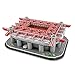 Nanostand San Siro Milan AC Puzzle - Red/Grey, Size One