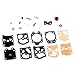 Wadoy K20-WAT Carburetor Rebuild Kit with Check Valve for Walbro Carb WA WT Series Carb Echo Poulan Trimmer Edger
