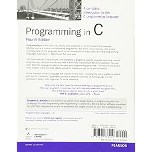 Programming in C (4th Edition) (Developer's Library)