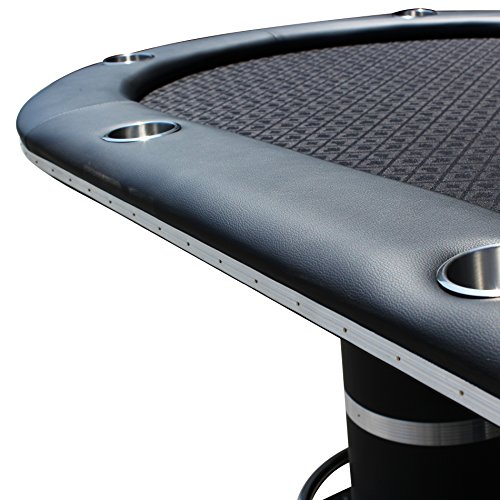 IDS Professional Solid Wood Poker Table 10 Players Dining Top, 96 '' L