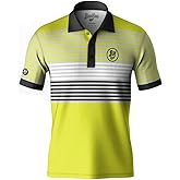 BOOYAA Golf Shirts for Men | Moisture-Wicking Performance Polo – Short Sleeve Athletic Fit