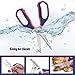 WORKPRO Kitchen Scissors 10-inch Heavy Duty Stainless Steel Made with TPR Soft Handle, Multi-Function for Poultry, Fish, Meat etc