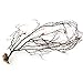 UEETEK Natural Black Sea Coral Ornaments Fish Tank Aquarium Sea Fans Dried Coral Decorations