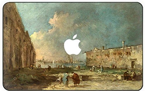 Fit for MacBook Air 13" (Model A1369/A1466) Customized Famous Painting Special Design Removable Vinyl Front Top Decal (Seaport)