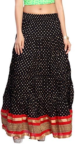 Carrel Cotton Fabric Women Printed Long Skirt(AGSPL-3131-YJE-SK)