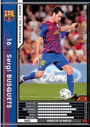 Wccf 11 12 Fcバルセロナ 黒 295 セルジ ブスケッツ トレカ 通販 Amazon
