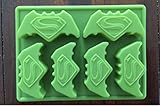 Batman vs Superman Birthday Cake Pan silicone Candy chocolate Mold Tray by Super-Heroes