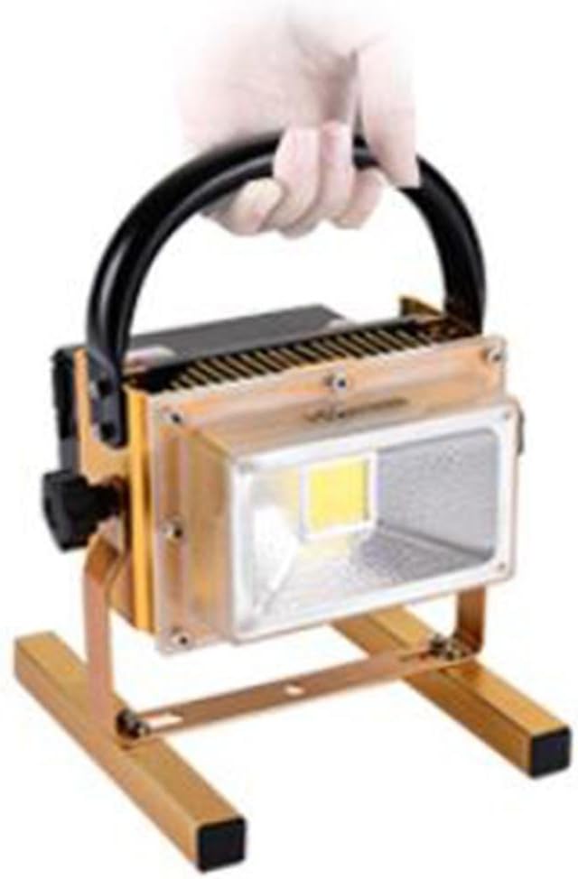 Floodlight LED Floodlight Rechargeable Portable Outdoor Spotlights Mobile Light Super Bright Waterproof Lamps Home Lamps , Gold