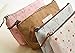 Leegoal(TM) Elegant Multi Fuctional Canvas Floral Pouch Pencil Pen Case Bag (Coffee)