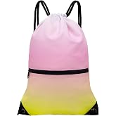 HOLYLUCK Drawstring Backpack Bag Sport Gym Sackpack