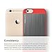 iPhone 6S Case, elago [Outift Matrix][Extreme Red/Dark Gray] - [Premium Hybrid Construction][Brushed Aluminum][Spark Design Award] - for iPhone 6/6S