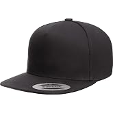 Mrlahat 6007 Yupoong Classic Cotton Twill Snapback Cap Hat 5 Panel with Black Bandana
