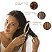 Priksia Hair Straightener Brush Ceramic Heating Hair Straightening Irons brush Anti Scald,Static, Detangling and Silky Straight (Black)