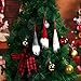 Elf Gnome Santa Handmade Tomte Plush Ornaments Christmas Hanging Decoration for Christmas Tree Wall Table Decorations Supplies (12 Pieces)