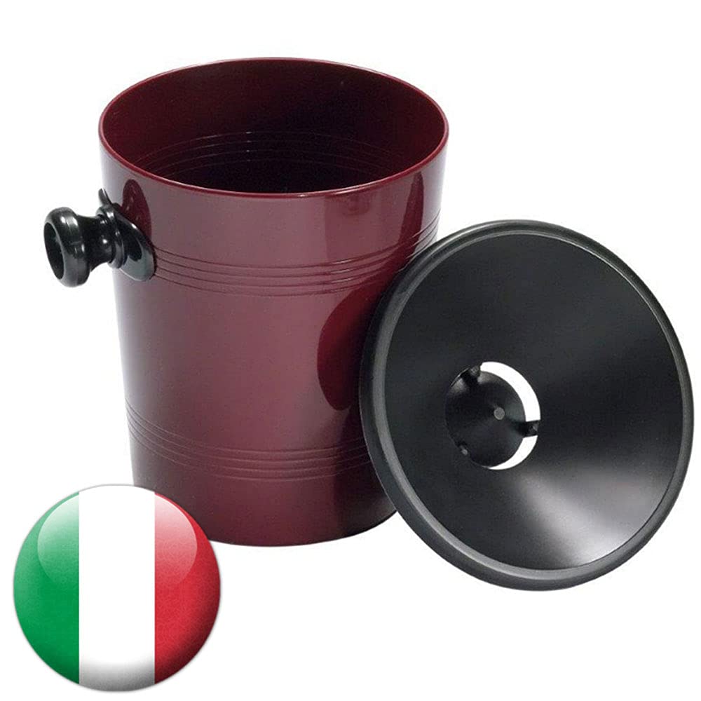 Individual spittoon - Burgundy Red 1 Litre