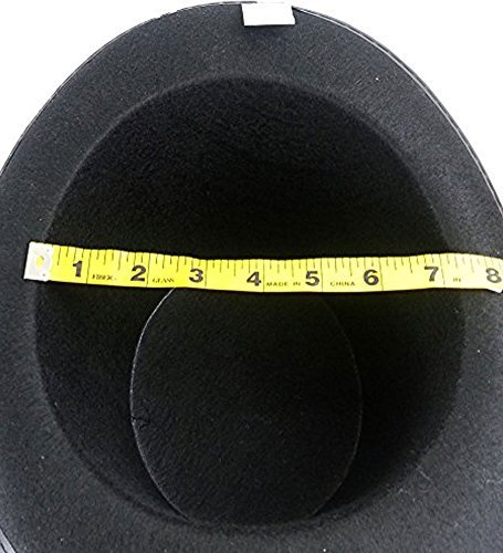 Felt Top Hats - 2 Pack - 1 Black & 1 White Top Hat Costume Hats Funny Party Hats