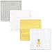 Luvable Friends Unisex Baby Super Soft Cotton Washcloths, Scuba Duck, One Size