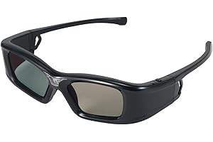 ERYUE 3D Spectacles, GL410 3D Glasses for Projector Full HD Active DLP Link for Optama Acer ViewSonic Sharp Dell DLP Link Projectors