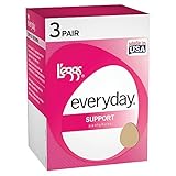 Legg's Control Top Support Panty Hose 3 Pair Pack