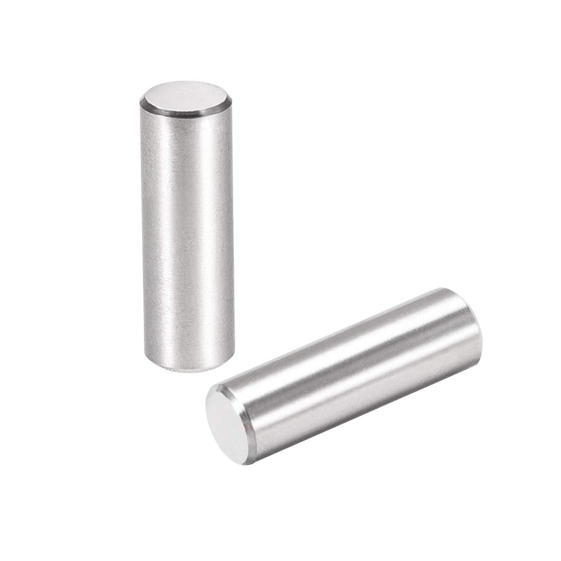 sourcing map 50Pcs 6mm X 18mm Dowel Pin 304 Stainless Steel Cylindrical Shelf Support Pin Fasten Elements Silver Tone