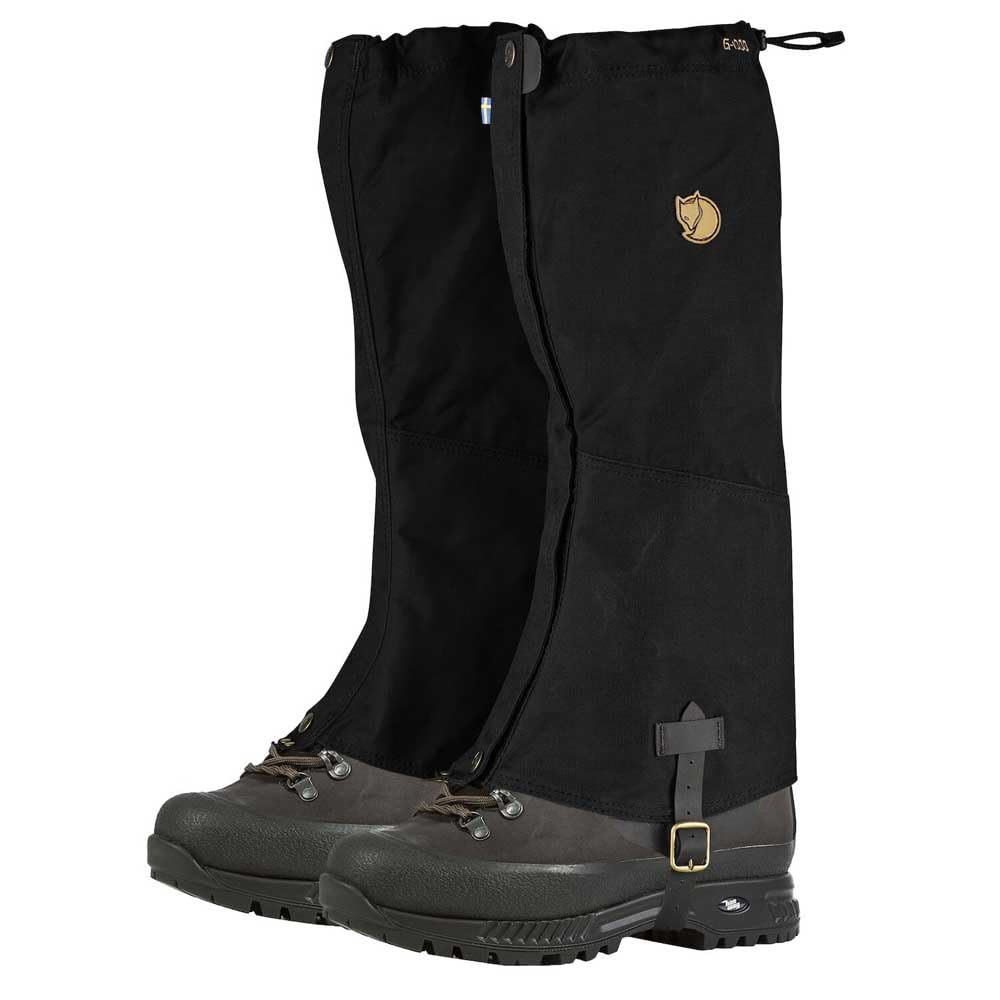 Fjallraven Singi Gaiters Accessories - Black, Large/X-Large