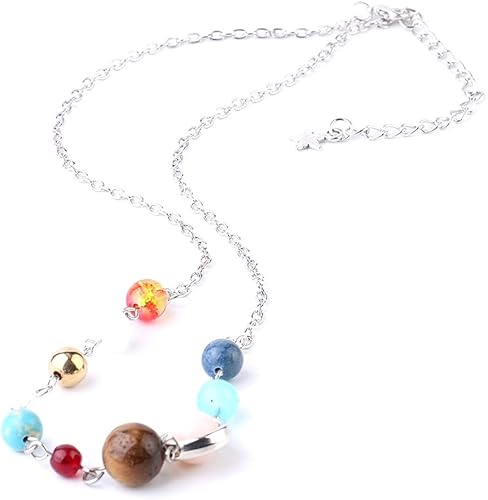 Collier Perle Système Solaire Planète Galaxie Univers Voie