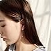 A&C Fashion Korean Version Chic Asymmetric Ear Line for Women. Unique Handmade Earrings Jewelry for Girl. (Silver Color)