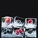Avvio Silicone Ice Cube Trays with Lids – Set of 2 Covered Ice Cube Tray Containing 42 Ice Cubes – Stackable Rubbery Plastic Tray for Cocktails, Whiskey, Popsicles, Baby Food- Ice Storage Container