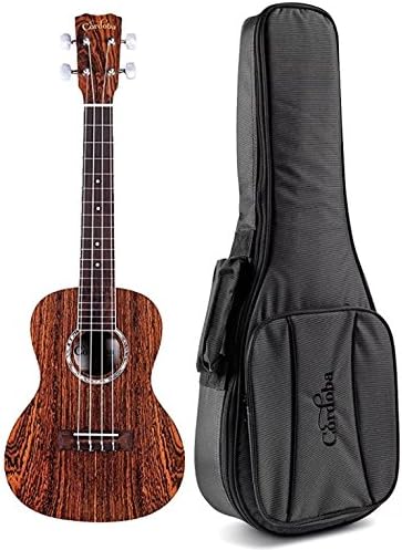 Cordoba 15CB Concert Ukulele Exotic Bogote Bundle W/Gig Bag