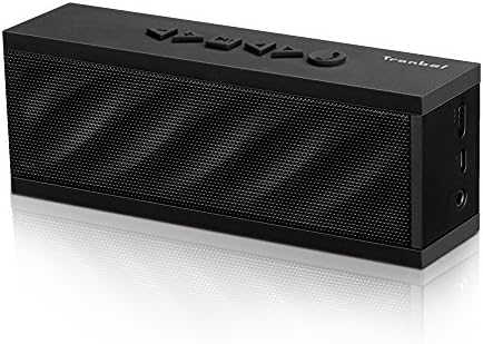 Tranbel MagicBox II Plus Portable Wireless Bluetooth 4.0 Speaker, 10W Output with Dual 5W Acoustic Driver &amp; Upgraded Bass Enhancement, Built in Microphone for Hands-Free Call