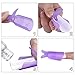 ReNext 10pcs Durable Reusable Plastic Nail Art Polish Soak Off Remover Wrap Cleaner Clip Cap Tool (Purple)