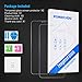 [2-Pack] iPhone X Screen Protector, Poweradd Full Coverage 9H Tempered Glass Screen Protectors Anti-Scratch Easy Installation for Apple iPhone X/10 2017, 5.8 inch Retail Packaging