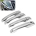 99Parts Chrome Side Door Handle Cover Trims Fit for Chrysler 300 Town & Country Dodge Magnum Caliber Avenger Jeep Patriot