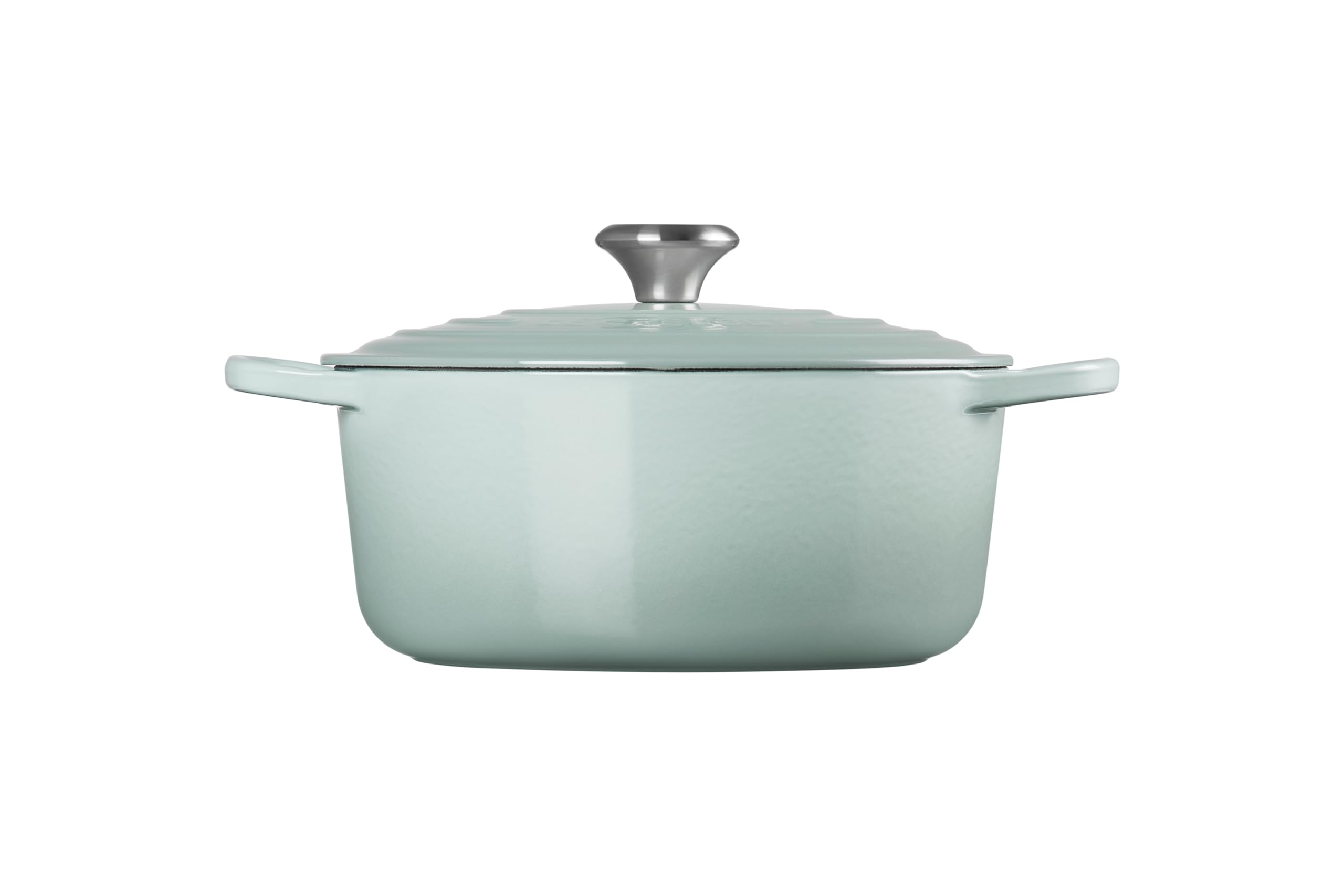 Le Creuset Enameled Cast Iron Signature Round Dutch Oven, 5.5 qt., Sea Salt