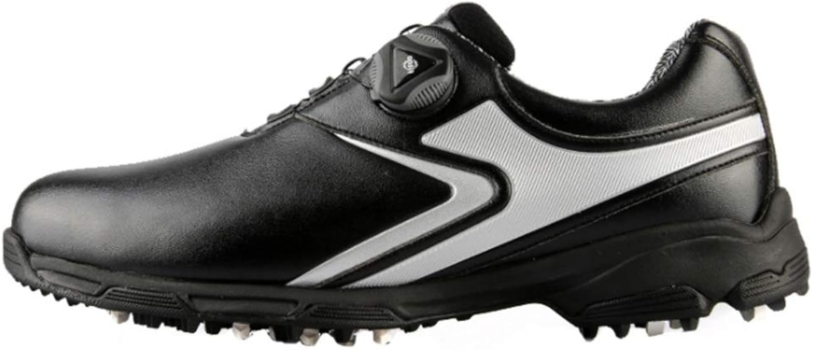 CGBFWaterproof Golf Shoes for Men, Soft Microfiber Leather Material