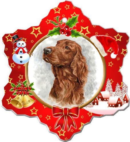 Red Setter Ornaments 2025
