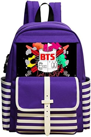 Children School Backpack BTS Kids Student Bookbag