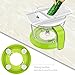 LOVKITCHEN Multi-functional Spiral Vegetable Slicer Set Hand Crank Manual Food Processor/Chopper, Blender, Shredder, Meat Grinder, Citrus Juicer, Mandoline Slicer Set With 5 Interchangeable Blades