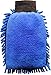 Microfiber Dual-sided, Car Wash and Car Wax Mitt, Chenille Sponge and Polishing Pad