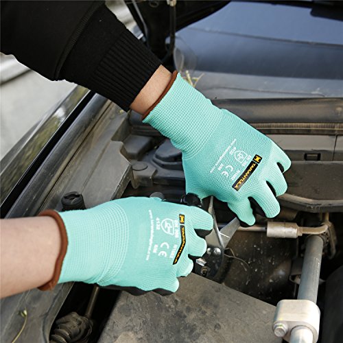 image for TARANTULA Nitrile Coated Safety Work Gloves for General Purposes, Ligh