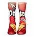 Mens Funny Crazy Color Doritos Athletic Basketball Sports Crew Tube Sock (Medium, Doritos-nacho cheese)