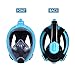 HENGBIRD Snorkel Mask, 2019 Upgraded Foldable Full Face Snorkeling Mask 180° Panoramic View Easy Breathing, Anti -Foggy Anti-Leak for Adult and Kids