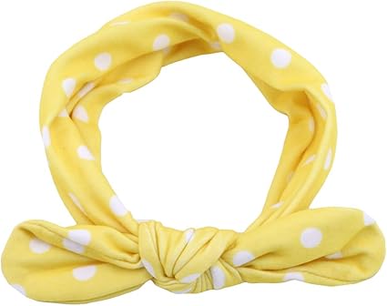 girls yellow headband